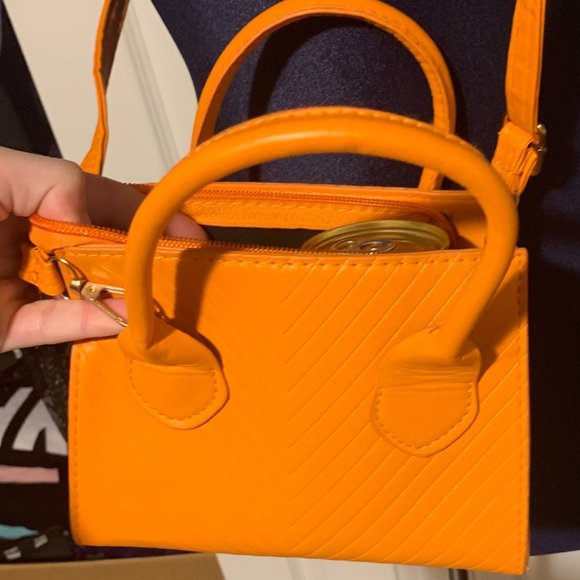 Orange Micro Purse Crossbody - Picture 5 of 6